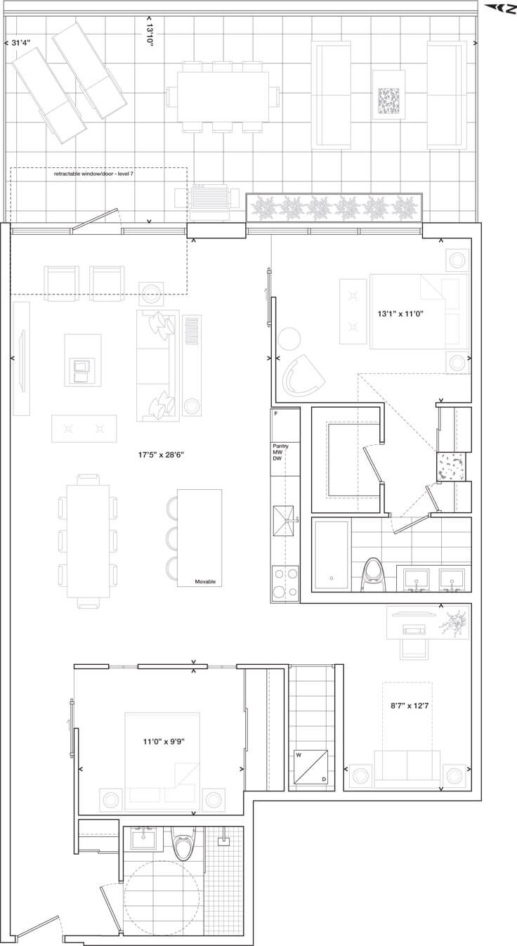 Warehouse Lofts Floorplan